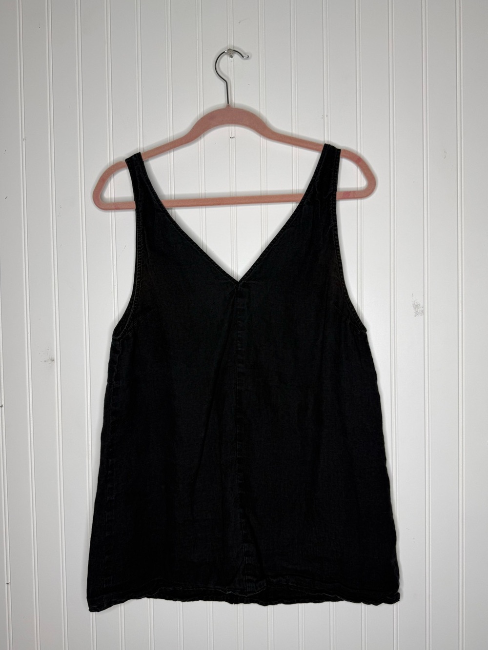 Reformation Linen V Neck Tank Top Size Small